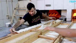 The Most skilled Bread Bakers Make More Than 20000 Samoon Bread a Day [upl. by Landa]