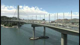 Bay Bridge in an Earthquake [upl. by Mackintosh330]