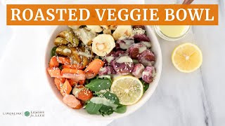 Roasted Root Veggie Bowl With Meyer Lemon Garlic Sauce  Limoneira [upl. by Ahsotal474]