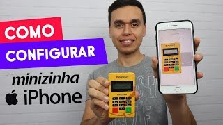 Como Configurar a Máquina de Cartão Minizinha do Pagseguro no iPhone  iPad [upl. by Irrab]