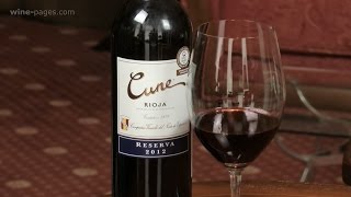 CVNE Cune Rioja Reserva 2012 wine review [upl. by Akinet]