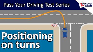 Keeping a good position on left turns similar to right turns if you drive on the right [upl. by Schaumberger515]