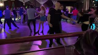 Hailee Bow amp Allen Ulbricht WCS social dancing [upl. by Adnirem]