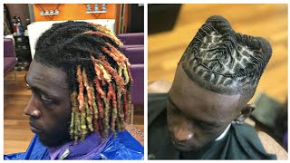 Loc Retwist Compilation  Dreadlocks Styles For Men By The Grooming Artist [upl. by Verdha614]