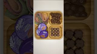 Filling platter with sweets asmr  shorts [upl. by Olenta]