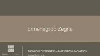 Ermenegildo Zegna [upl. by Wemolohtrab]