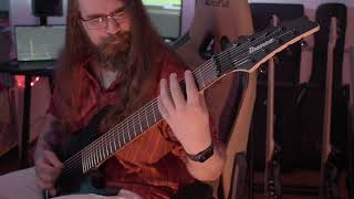 8 string heavy tone test 2  Raljarn [upl. by Ailatan]