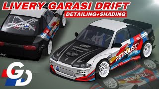 Livery S15 JadiJadian GarasiDrift New 2021 I DetailingShading I Fr Legends [upl. by Salis]