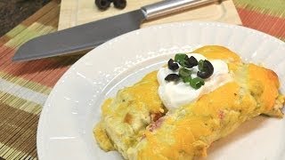 Creamy Chicken Enchiladas Recipe  RadaCutlerycom [upl. by Dianna]