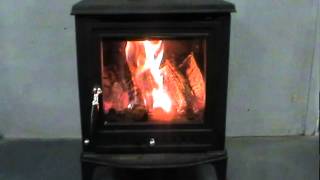 Suffolk Southwold Stove burning wood [upl. by Isdnil]