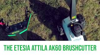 Etesia Attila AK60 Extreme Brushcutter [upl. by Helmut]