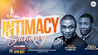 INTIMACY SUNDAY WITH APOSTLE JONATHAN LAGANG20102024 [upl. by Arick975]