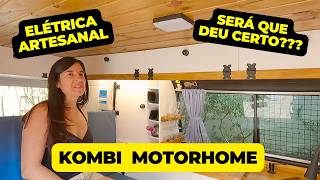 ELÉTRICA DA KOMBI MOTORHOME ARTESANAL kombi [upl. by Sorcim]