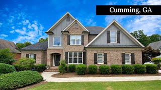 Home for Sale in Cumming GA  6 Bedrooms  45 Bathrooms  atlantahomesforsale [upl. by Aiekahs527]