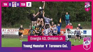 EnergiaAIL Highlights Round 2 Young Munster 34 Terenure College 30 [upl. by Ecile164]