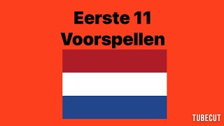 De Nederlandse elftal eerste 11 voorspellen ek 2024 [upl. by Felty]