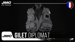 Gilet de pêche JMC DIPLOMAT [upl. by Nunci361]