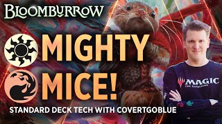 BLOOMBURROW  Mighty Mice  Standard Deck Tech with CovertGoBlue  MTG Arena [upl. by Hiltan]