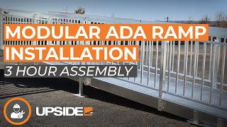 Modular ADA Ramp Installation  Upside Innovations [upl. by Yttisahc86]