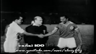 Canal 100  Benfica 2 x 5 Santos  1962  2 jogo  Final Mundial Interclubes [upl. by Aicelef]