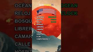 Pon a prueba tu vocabulario en ingles inglés english cursodeingles inglesonline quiz facts [upl. by Godden]