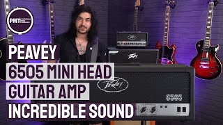 Peavey 6505 MH Mini Guitar Amp Head  20 Watts Of Power In An Incredible Mini Metal Amp [upl. by Lorelle122]