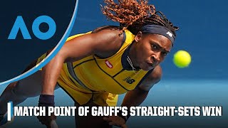 Coco Gauff eases into the 4th round at the Aussie Open [upl. by Ahrendt]