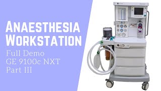 Anesthesia Machine Part 3  NXT 9100c o2 sensor calibration steps [upl. by Suirred]