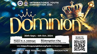 2024 RCCG INTERNATIONAL YOUTH CONVENTION  DOMINION  MORNING SESSION  DAY 5 [upl. by Rieger]