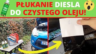 Turbo płukanie diesla do czystego oleju Czy dam radę Pierwsza płukanka silnika po 330000km [upl. by Walkling390]