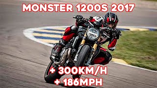 TOP SPEED MONSTER 1200S 300KMH [upl. by Norda330]