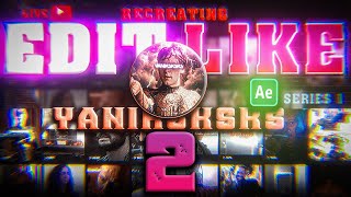 LIVE RECREATING EDIT LIKE YANIKSKSKS USING AFTER EFFECTS AND ELEMENT 3D PART 2 [upl. by Eilasor]