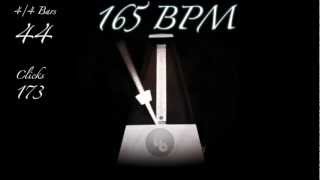 165 BPM Metronome [upl. by Milks574]