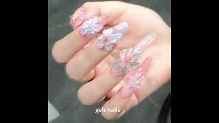 【10 D GEL】wonderful nails [upl. by Lleryt]