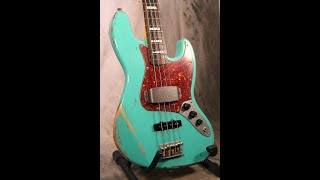 J bass Seafoam Green 2021 by Alnus Bass [upl. by Aissirac]