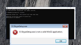 حل مشكلة Exe Not a Valid win32 Application عند تثبيت Windows 1110 [upl. by Saleme106]