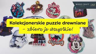 Puzzle drewniane Trefl Wood Craft 160 elementów [upl. by Neron]