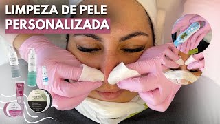 Limpeza de Pele Personalizada com produtos Tulípia [upl. by Ahsiruam977]