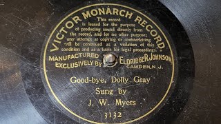 February 21 1901J W Myers Goodbye Dolly Gray Recorded with orchestral accompaniment [upl. by Festatus]