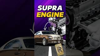 Toyota Supra Engine In RollsRoyce 😱🔥shorts shortsvideo rollsroyce supra [upl. by Anatnahs896]