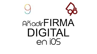 Añadir firma digital a un documento PDF en iOS [upl. by Nitsraek]