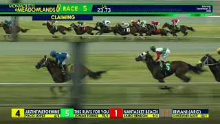 Monmouth Park at The Meadowlands  September 21 2024 Race 5 [upl. by Avelin238]