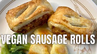 How to make simple Vegan Sausage Rolls vegan Sausage Roll Recipe [upl. by Sansone990]