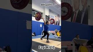 Ezgi KILIÇ Silkme 88kg [upl. by Eliath168]