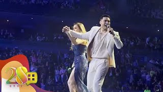 Carlos Rivera celebra 20 años de carrera al lado de Cynthia Rodríguez y exacadémicos  Ventaneando [upl. by Dwain328]