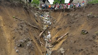 🛑PLUS DE 20 MAISONS EMPORTÉS PAR LÉROSION DANS LE QUARTIER KIMBUTA À NSELE [upl. by Mandie]