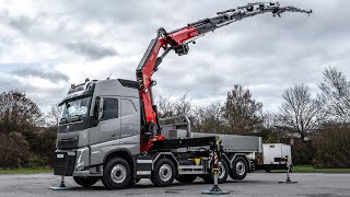 VOLVO FH 540 mit FASSI F820 RA 227  LYMA Kran und Fahrzeugbau [upl. by Ginni]