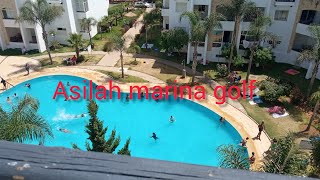 تخييمة فأصيلة🏊 جولة فالدار لي خدينا🏠  asilah marina golf [upl. by Notyalk]