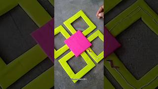 wall decoration ideas with papershorts trending viral diy fun craftpapercraft youtubeshorts [upl. by Nehte]