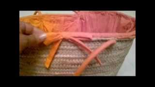 DIY Como forrar una capaza de playa [upl. by Nelyk130]